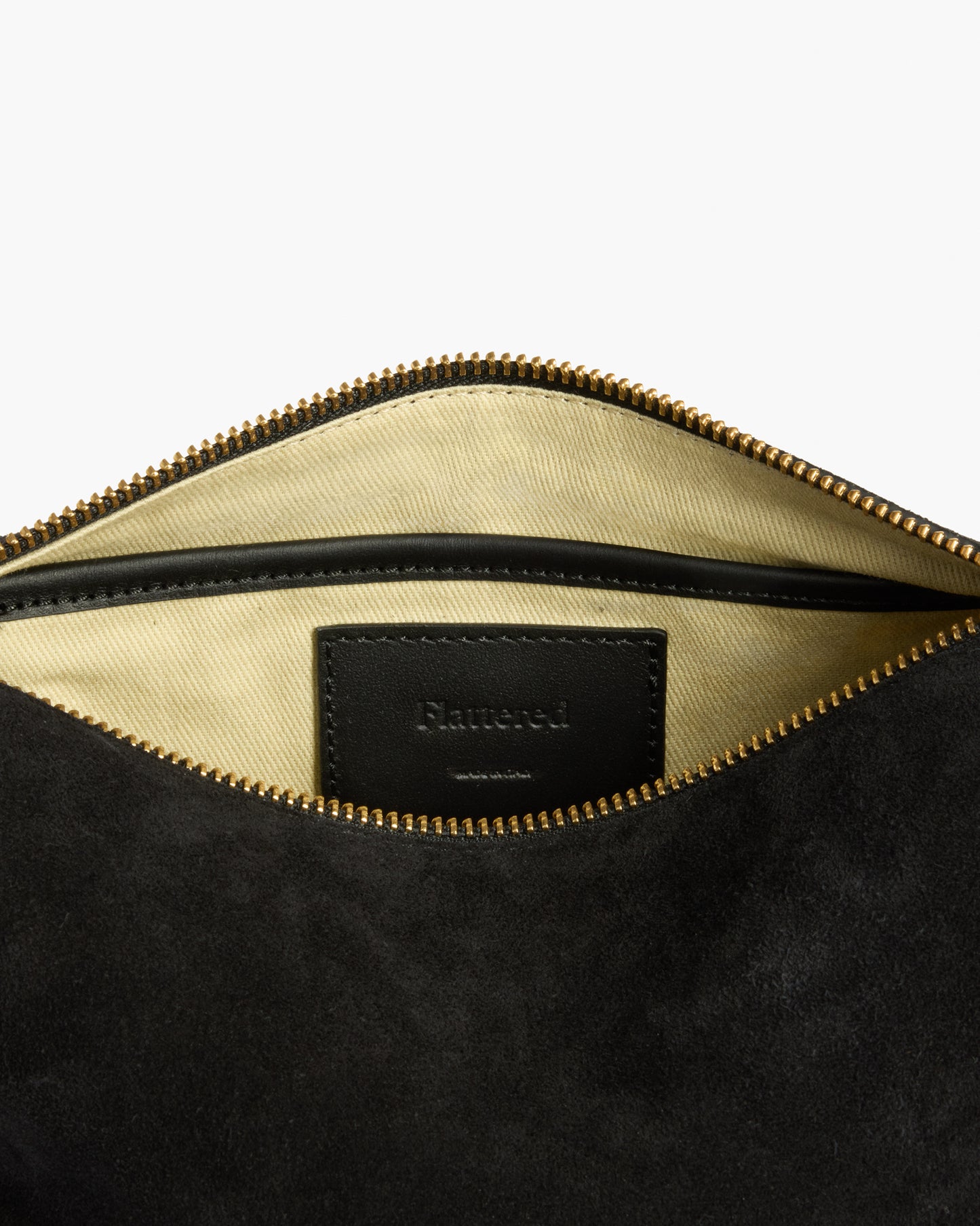 Ru Crossbody Bag Suede Black