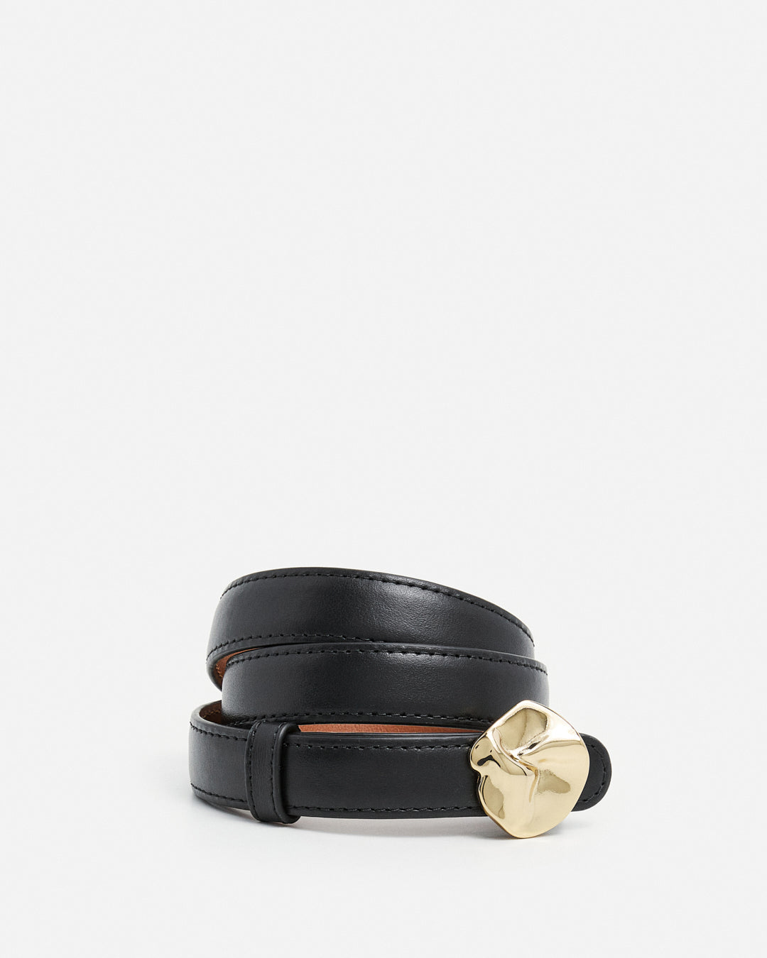 Brie Belt Leather Black