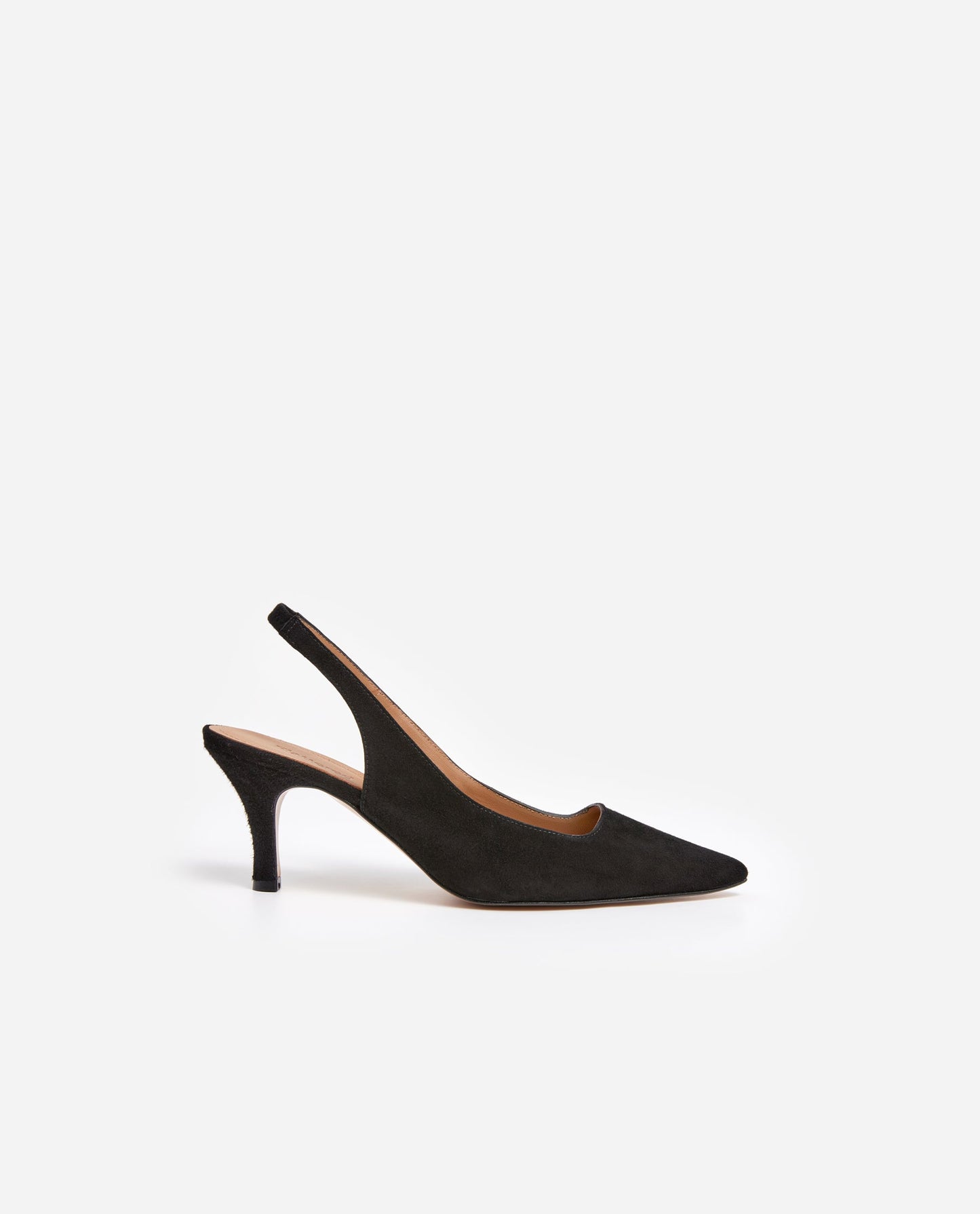 Franchesca Bow Suede Black