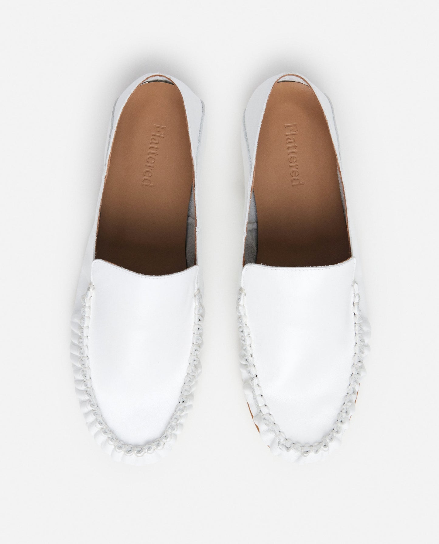 Bon Bon Leather White