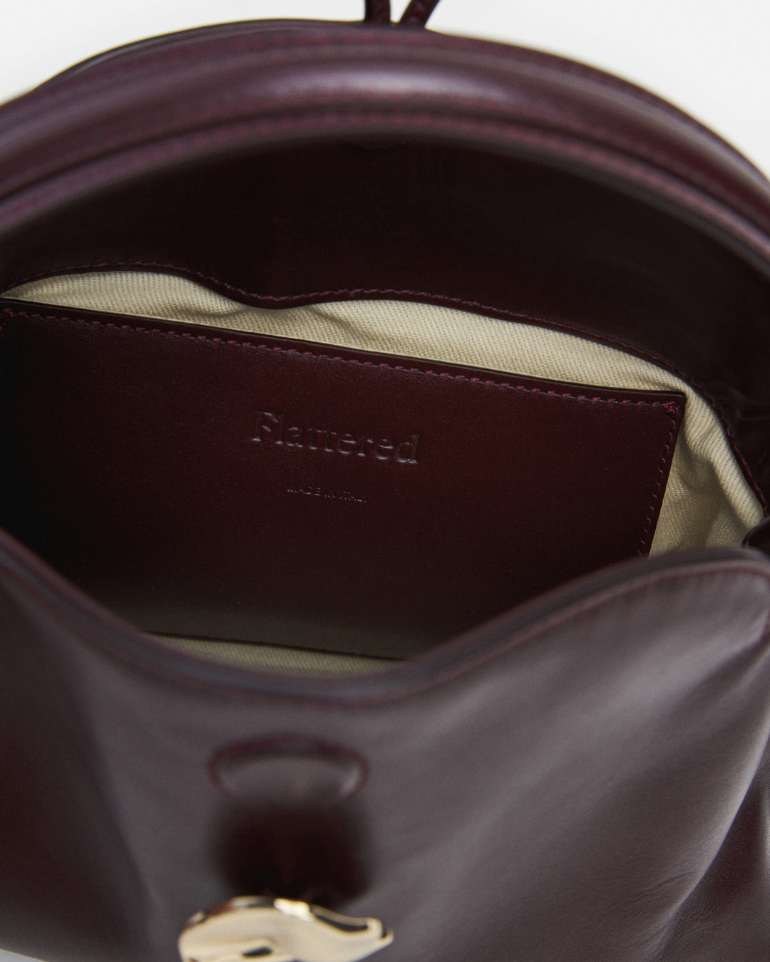 Hanna Mini Bag Leather Burgundy