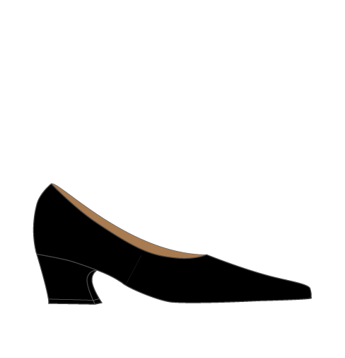Angelina 30 Black Suede