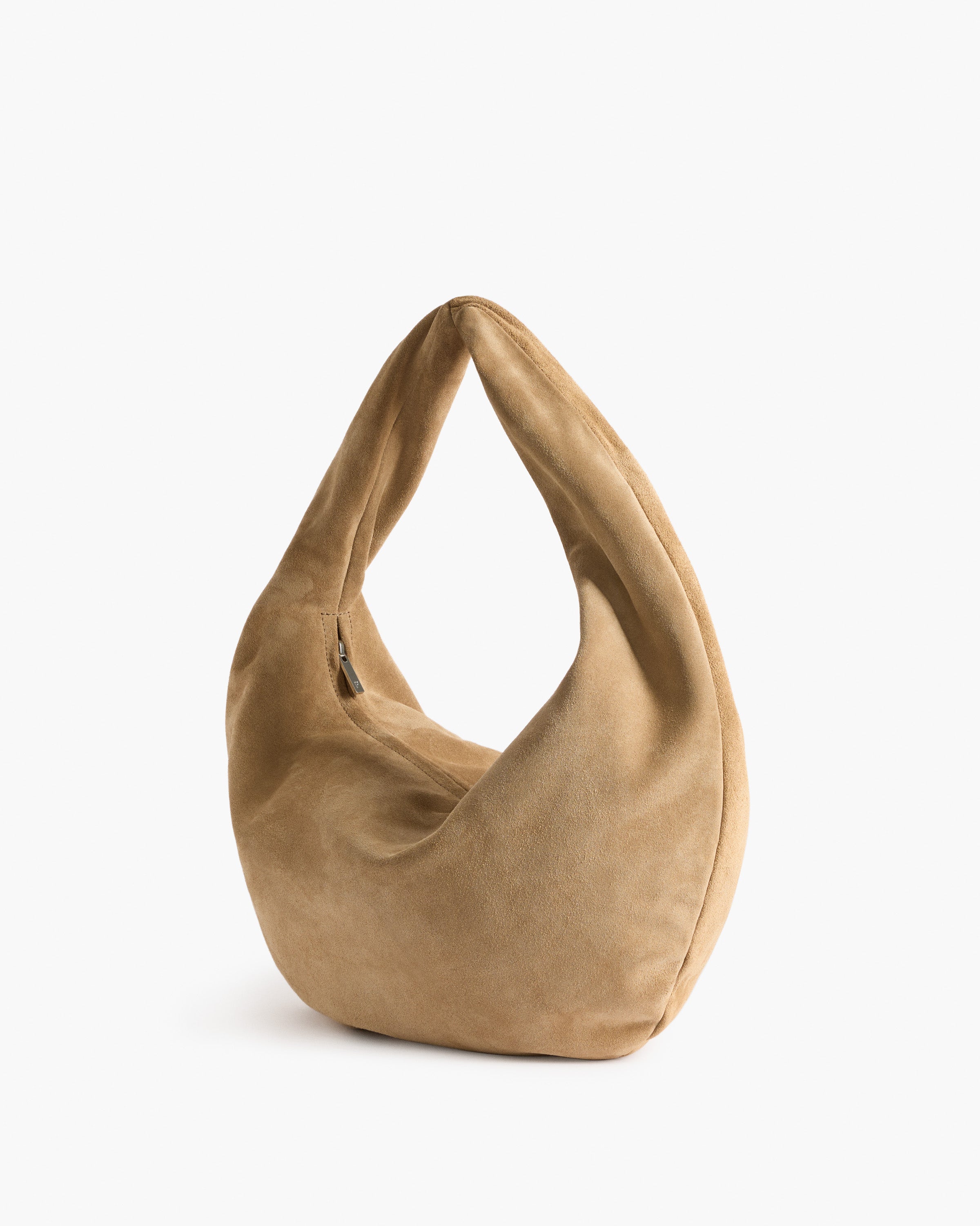 Alva Shoulder Bag Suede Sand