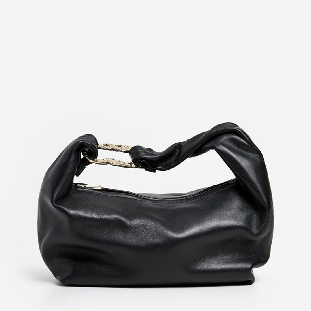 Amanda Shoulder Bag Leather Black