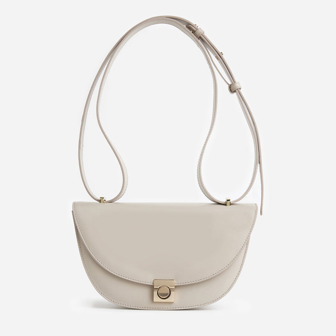 Cindy Crossbody Leather Creme