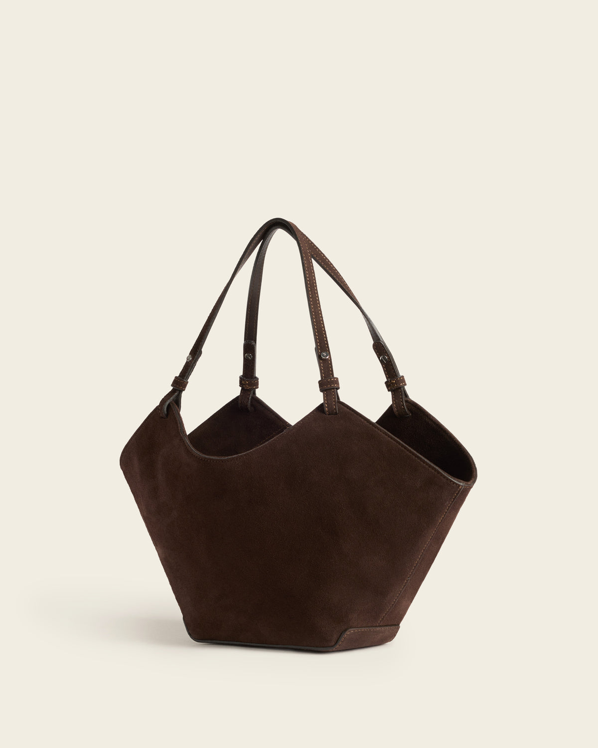 Dilba Mini Tote Bag Suede Chocolate
