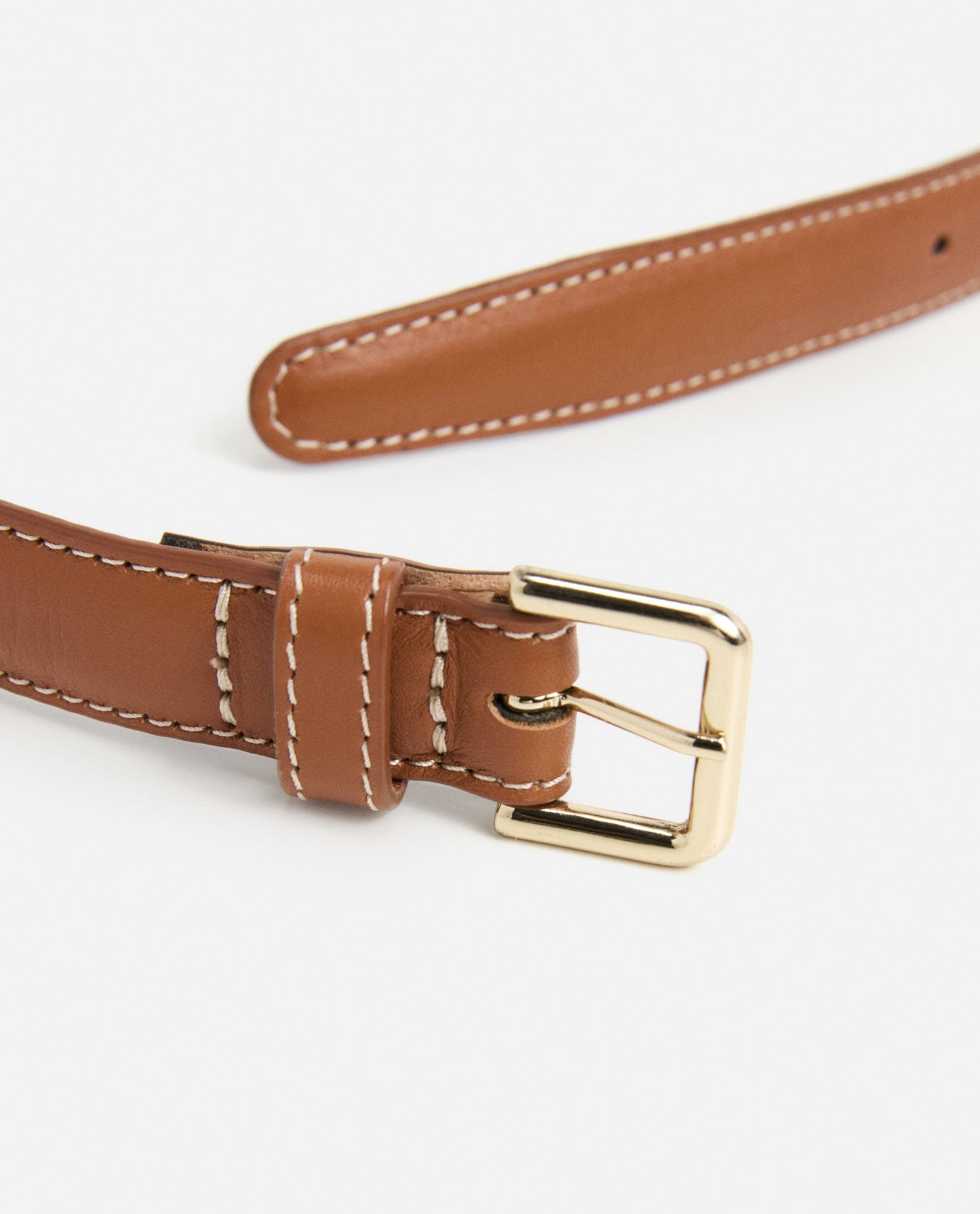 Barbara Belt Leather Cognac