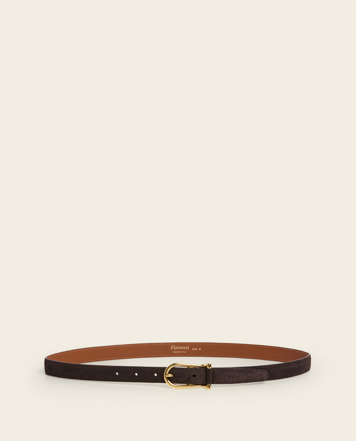 Betty Belt Suede Chocolate