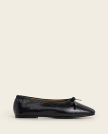 Blaise Snake Leather Black