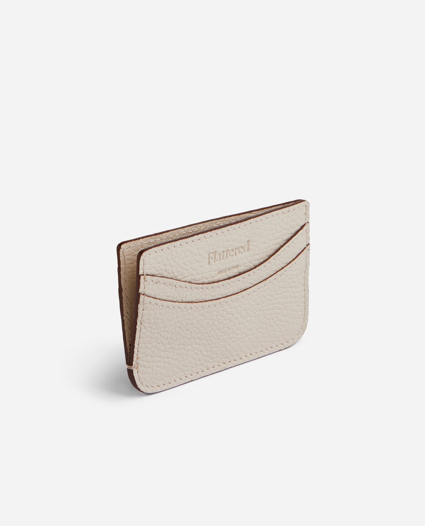 Bonnie Cardholder Leather Creme