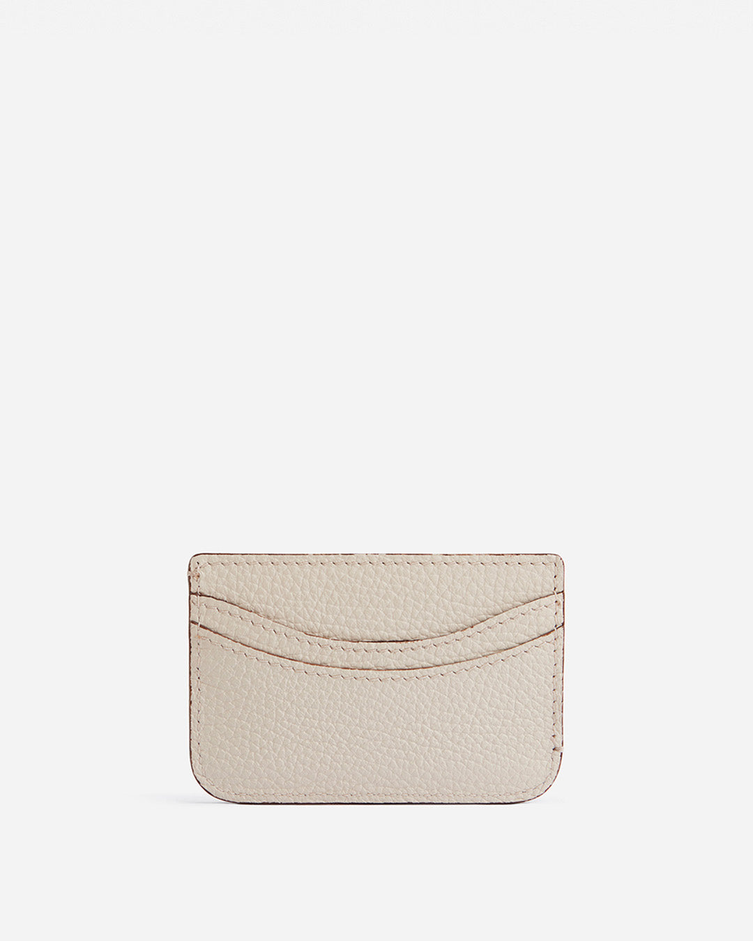 Bonnie Cardholder Leather Creme