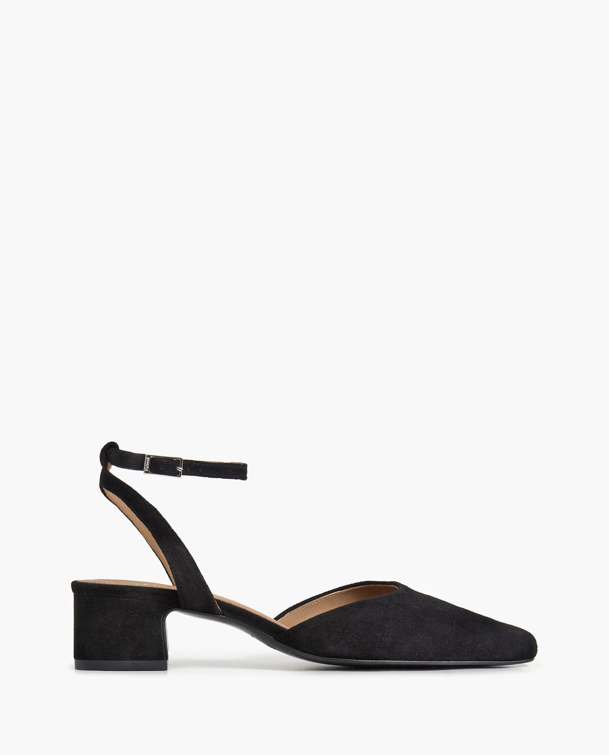Flattered Elvira Black Suede Side