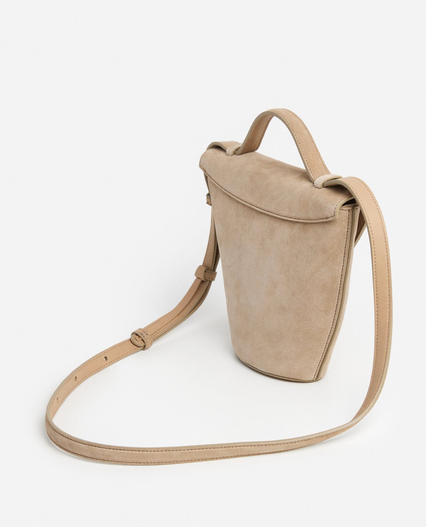 Evelina Handbag Suede Sand