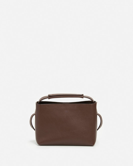 Hedda Mini Handbag Leather Chocolate