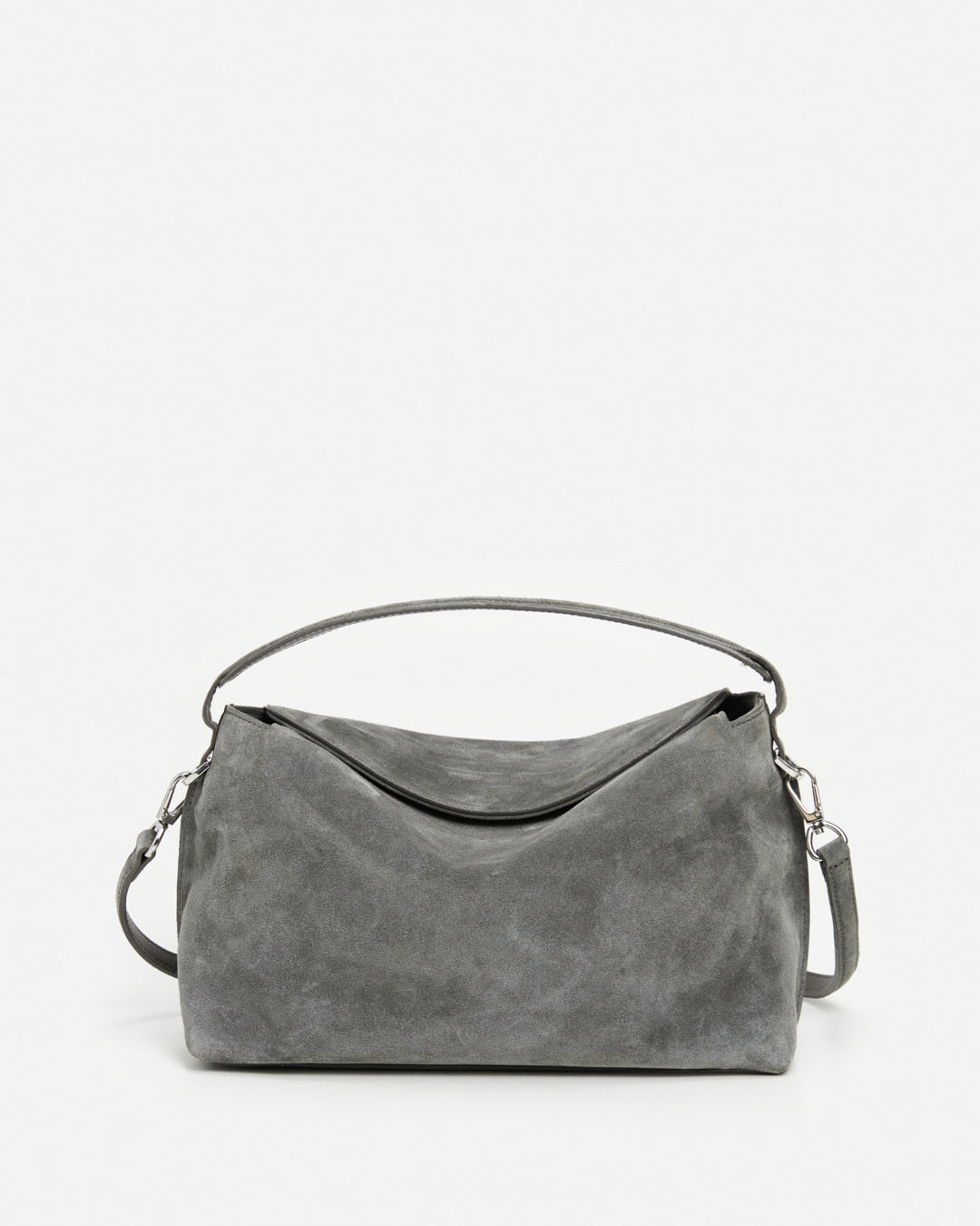 Hera Handbag Suede Grey