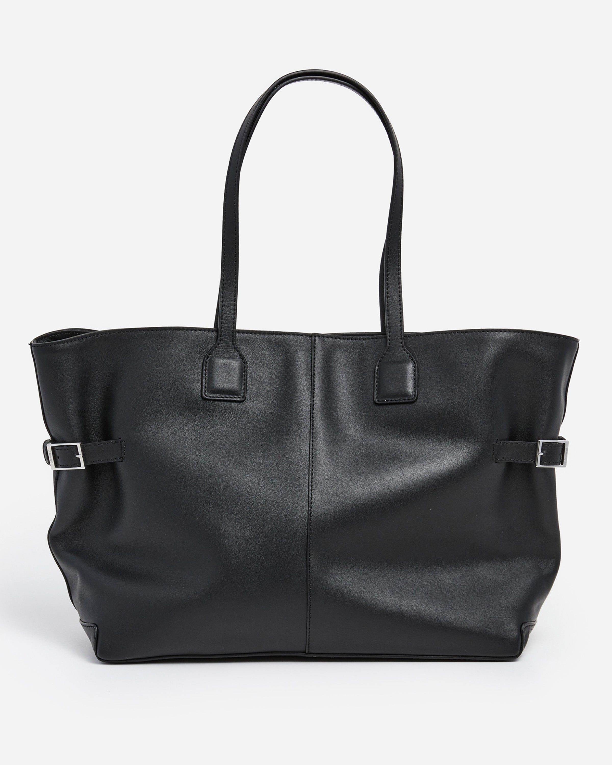 Lesley Tote Bag Leather Black