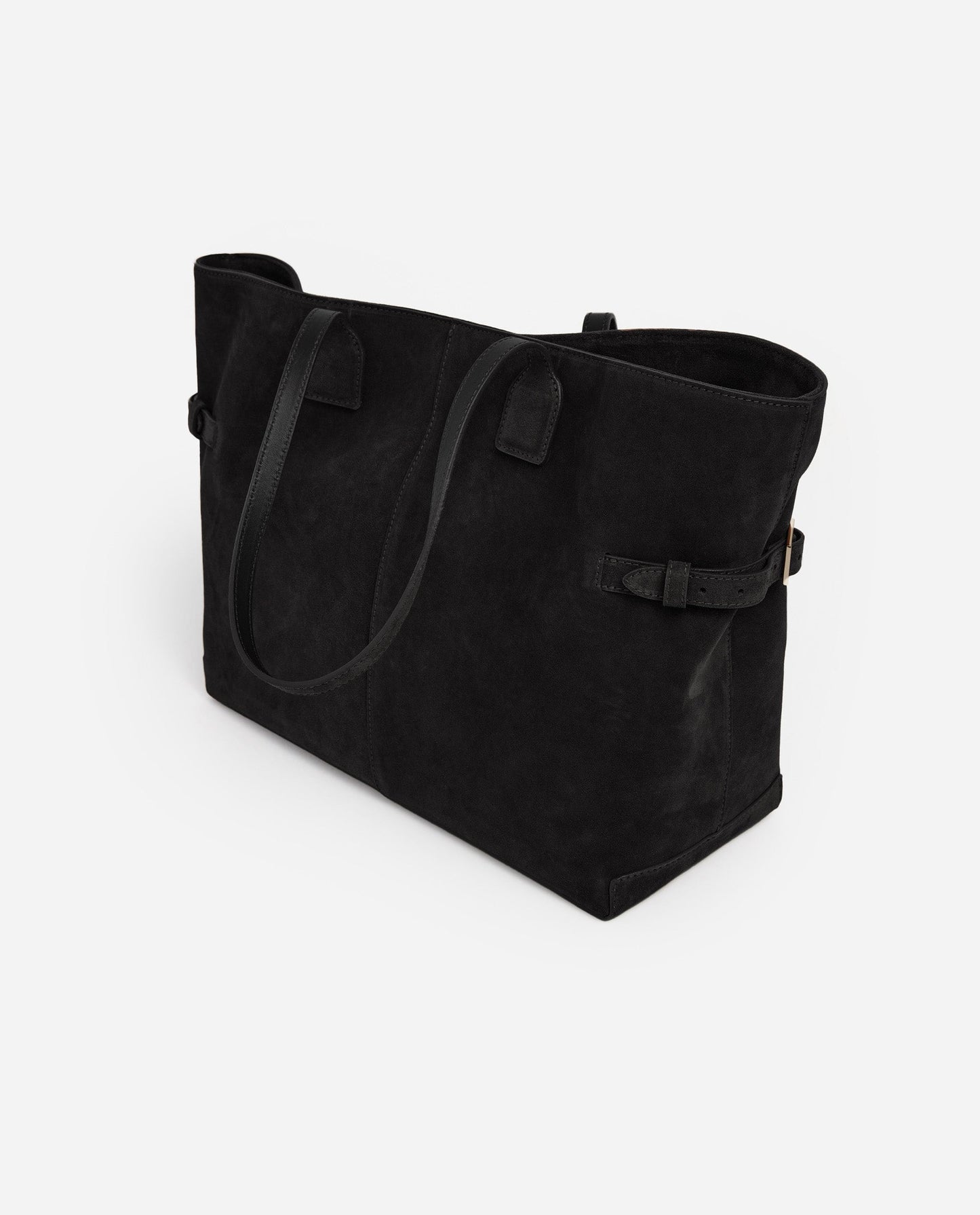 Lesley Tote Bag Suede Black