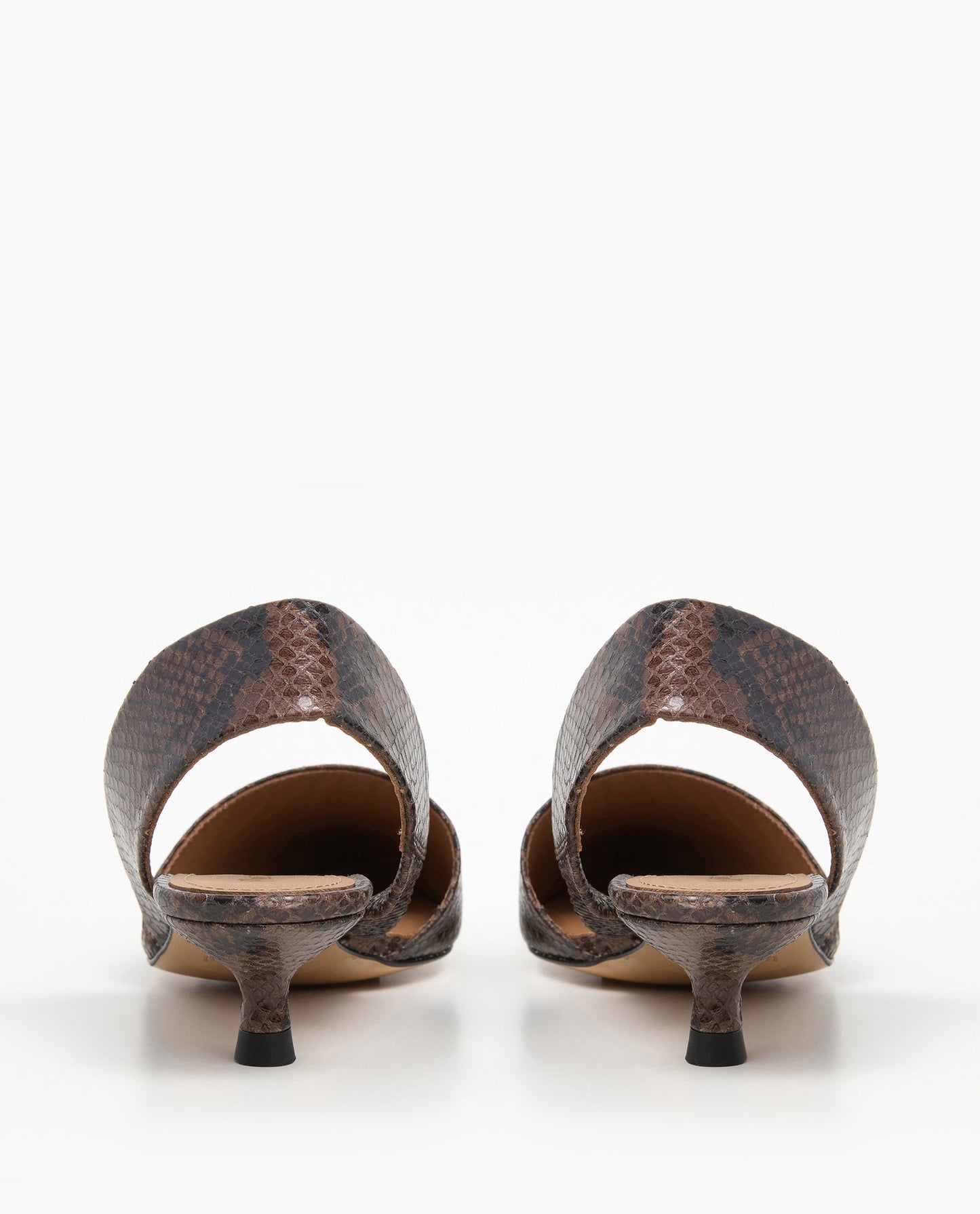 Ninni Leather Chocolate Snake