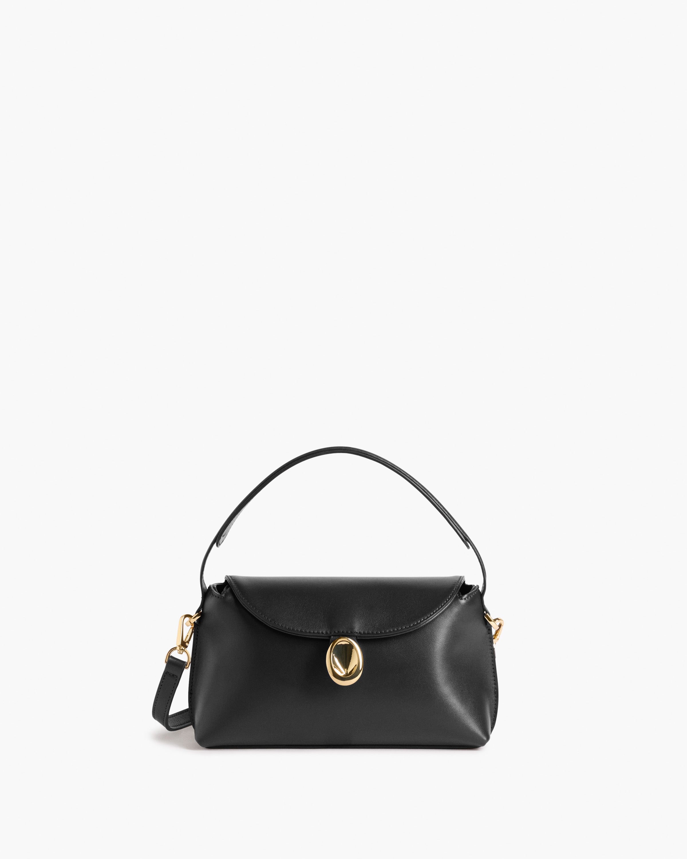 Gaia Mini Bag Leather Black 0383