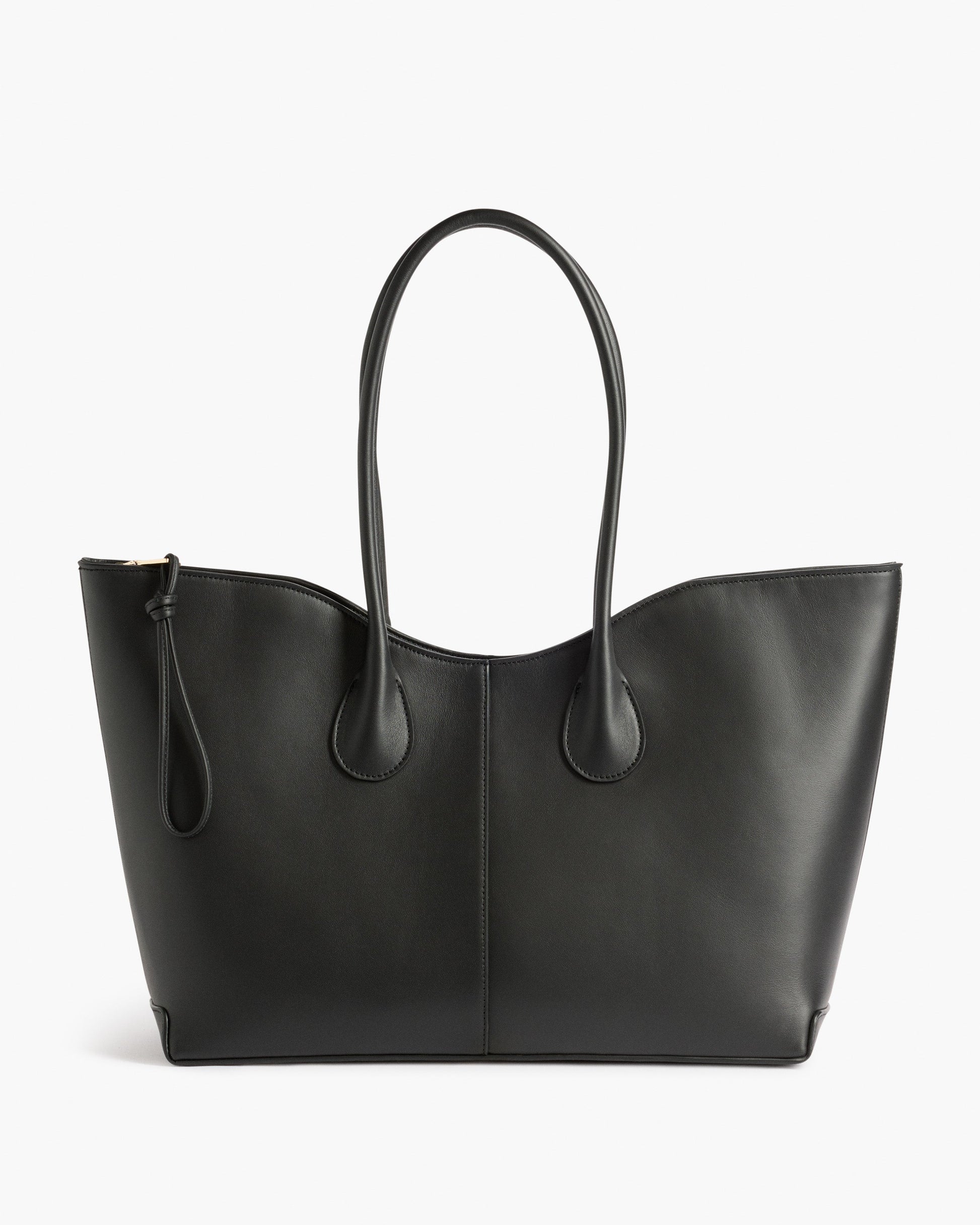 Gaia Tote Leather Black 0220
