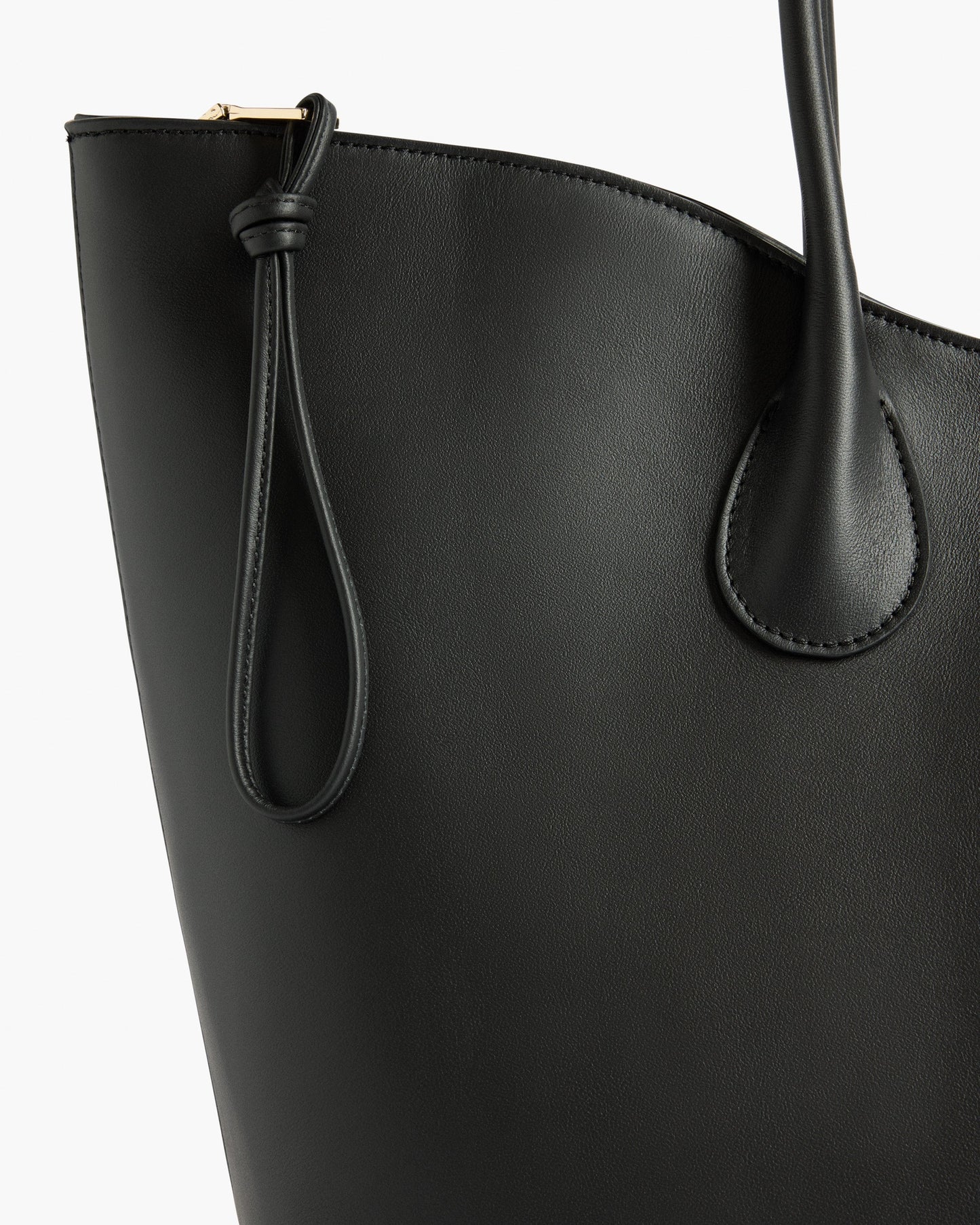 Gaia Tote Bag Leather Black