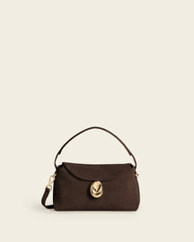 Gaia Mini Bag Suede Chocolate