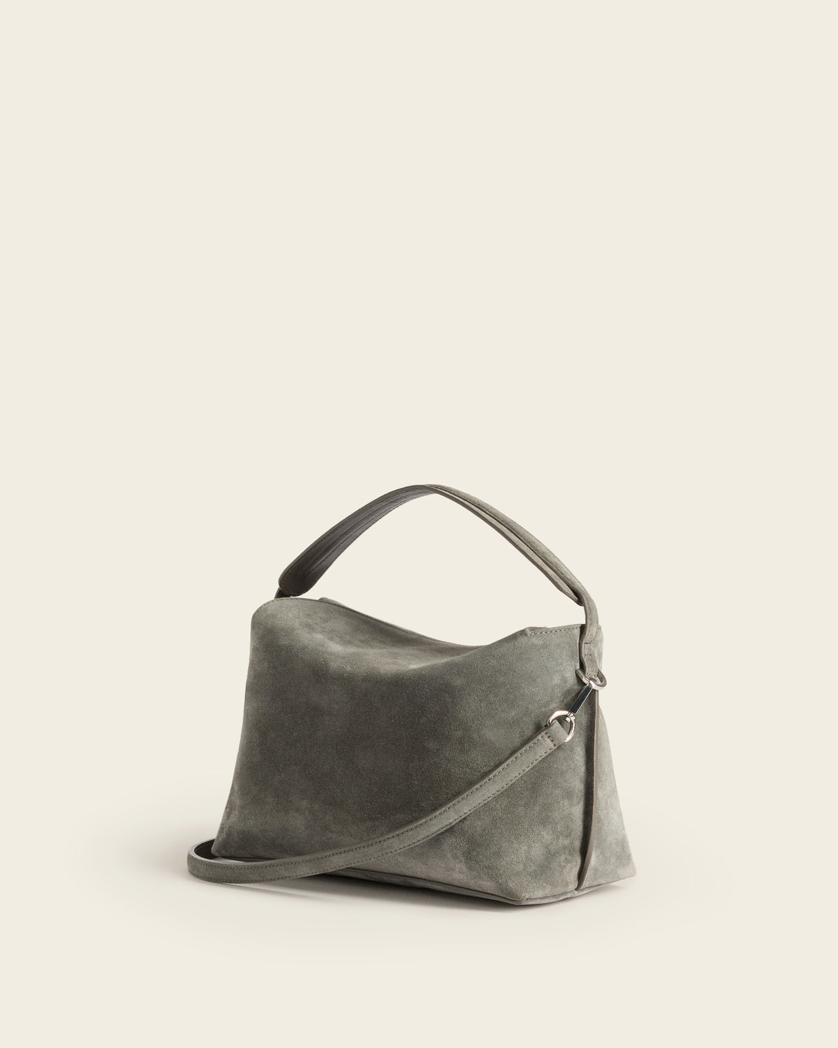 Hera Handbag Suede Grey