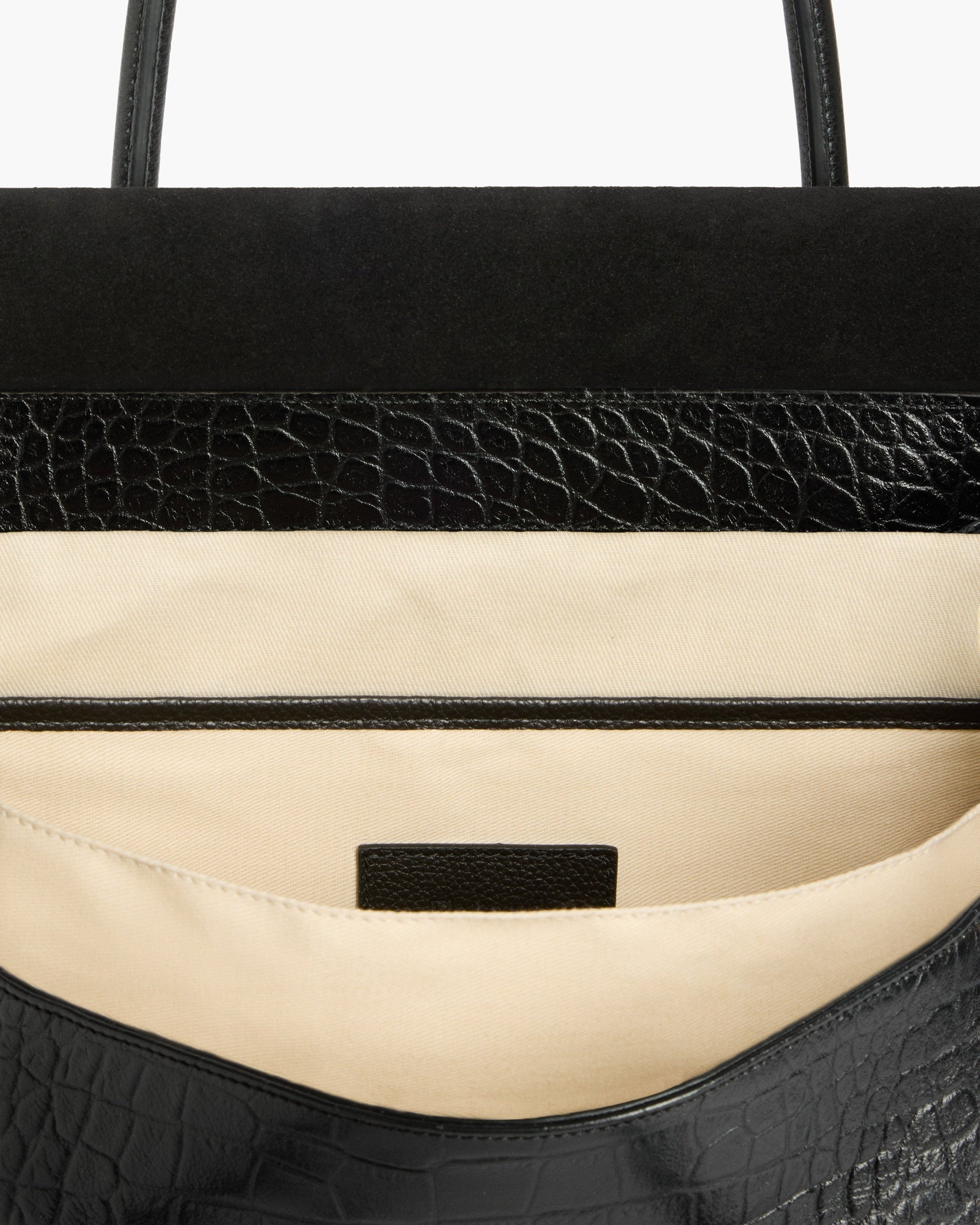 Lydia Office Bag Leather Croco Black 0041 1