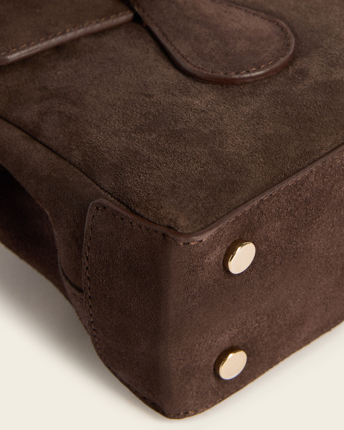 Lydia Mini Bag Suede Chocolate