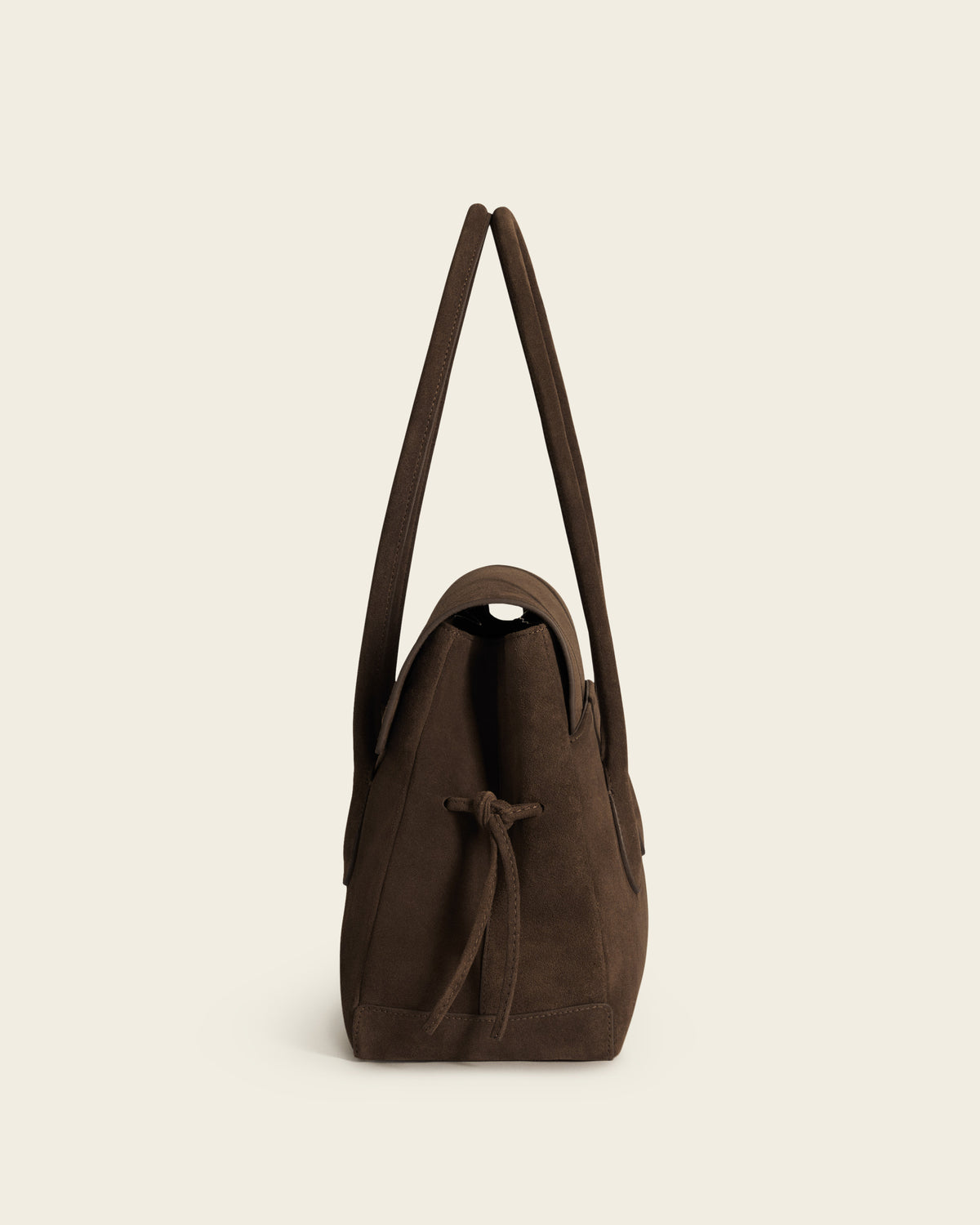 Lydia Tote Bag Suede Chocolate