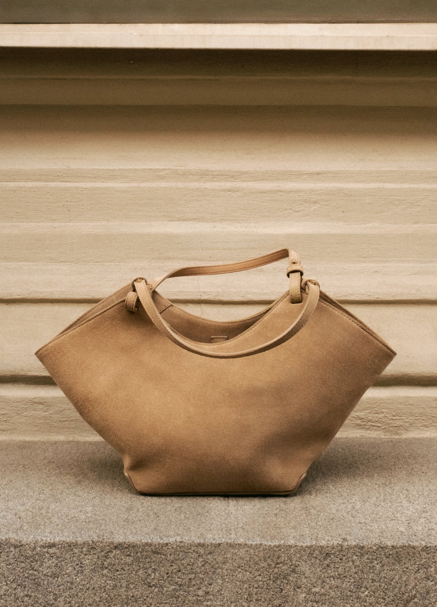 Dilba Mini Tote Bag Suede Sand